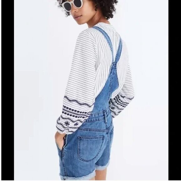 Madewell Overall Adirondack Shorts Style H6575 XXS - Picture 2 of 8